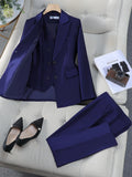 Women's 3 Pcs Vest, Blazer, and Trousers Suit