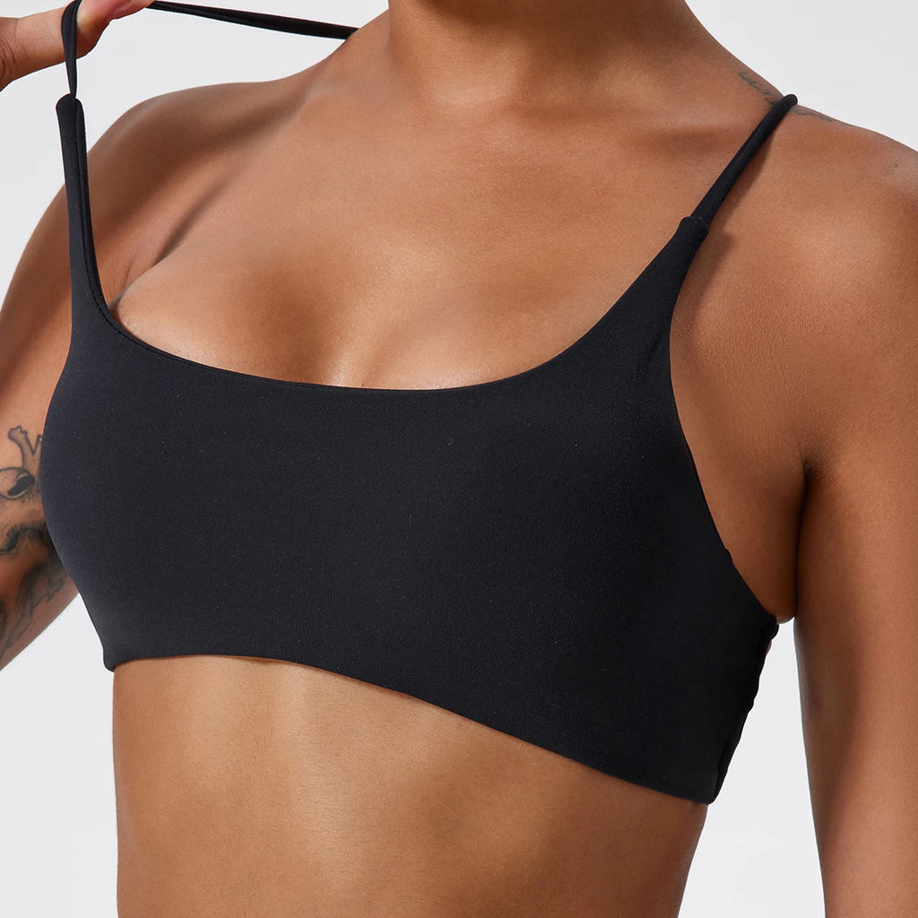 Square Neckline Workout Bra