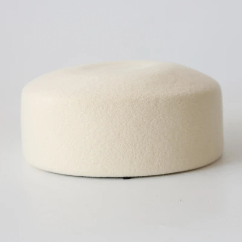 100% Wool Felt Blocked Beret Women's Hat - Christmas Gift