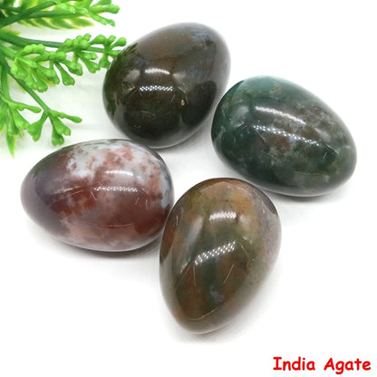 Egg Shape Natural Healing Stones 22x30 MM