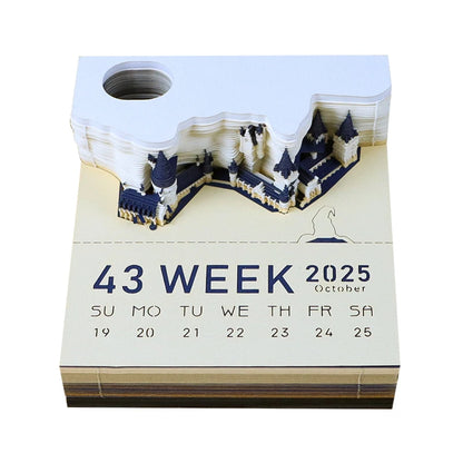 3D Time Piece 2026 Calendar With Light - Gift for Christmas