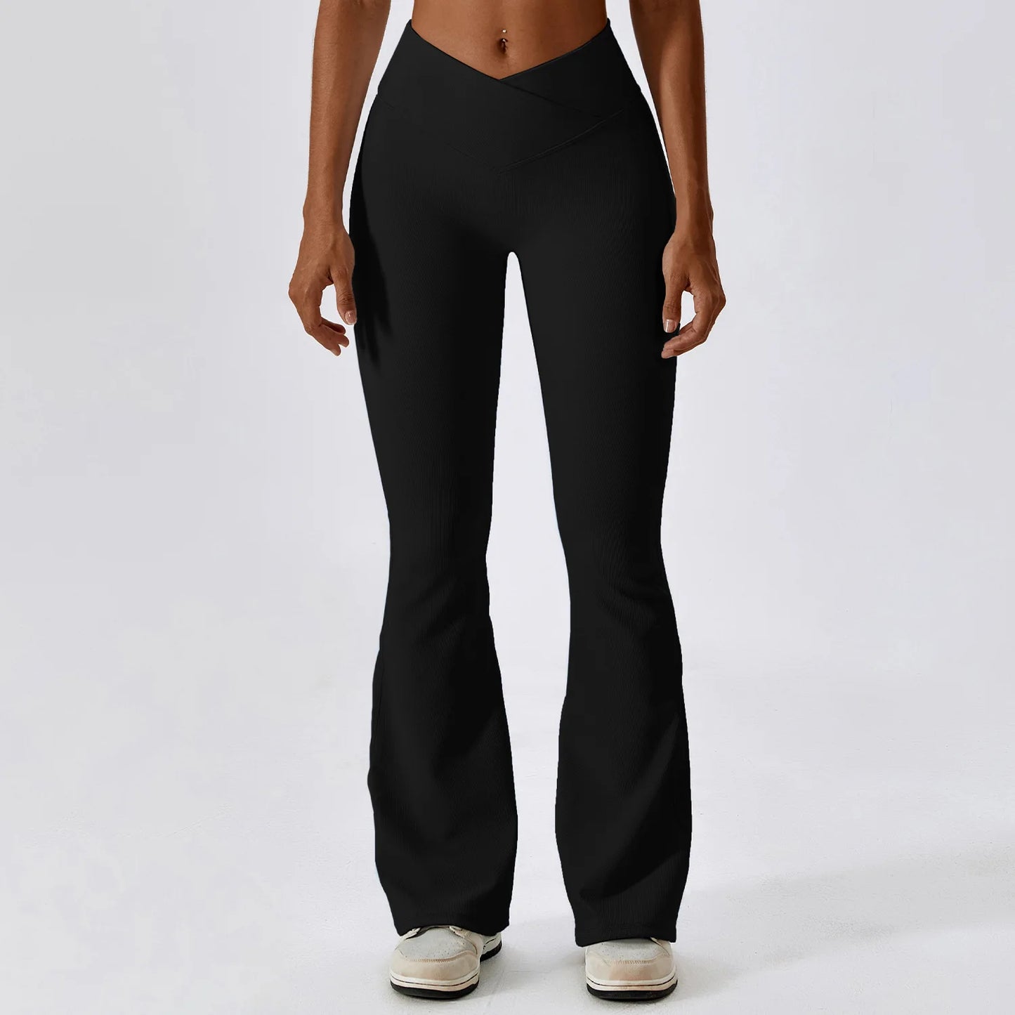 Flare Leggings Workout Pants with Tummy Control