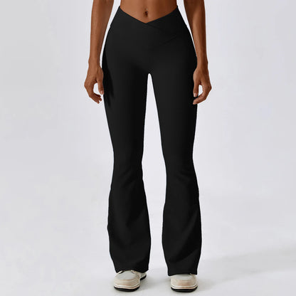 Flare Leggings Workout Pants with Tummy Control