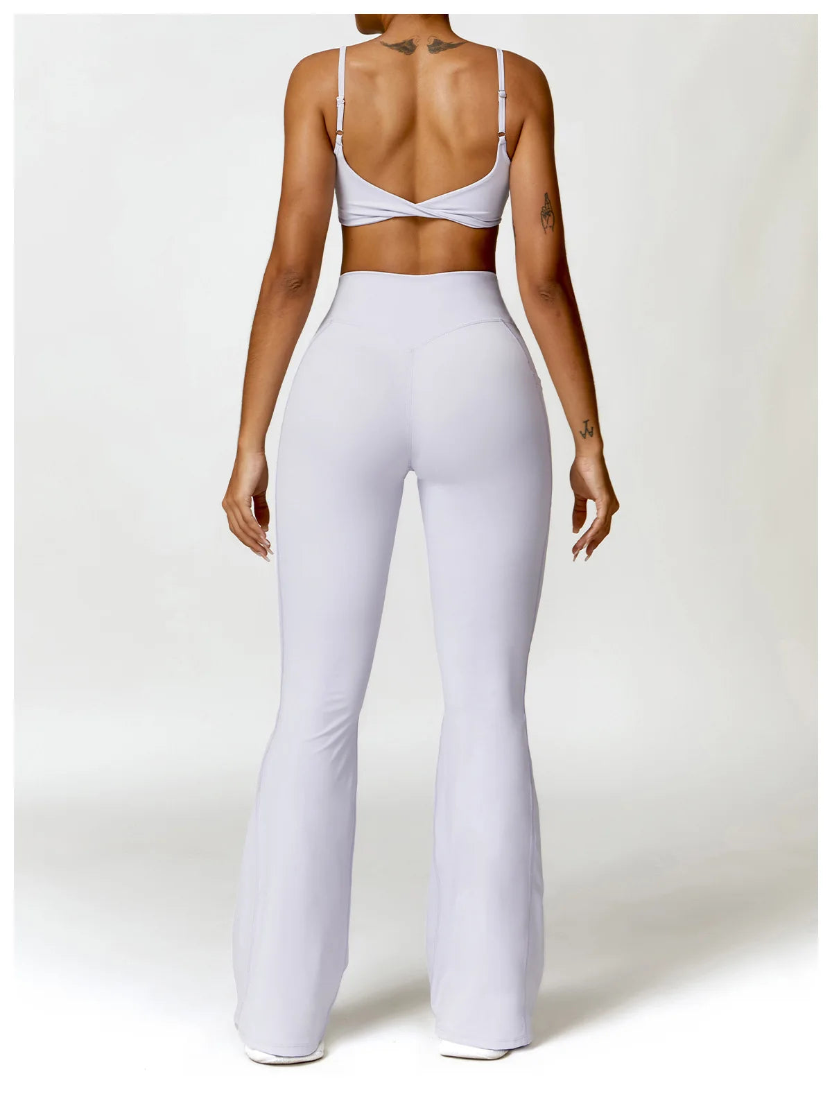 High Waist Wide Leg Workout Trousers Flare Leggings