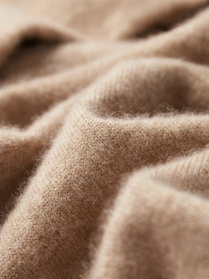 Men’s 100% Merino Wool Hooded Knit Pullover