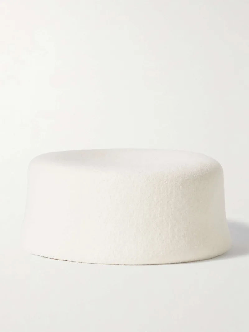 100% Wool Felt Beret Hat - Gift For Her