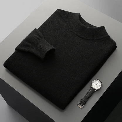 Men's 100% Merino Wool Crewneck Sweater