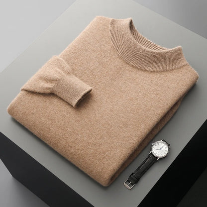 Men's 100% Merino Wool Crewneck Sweater