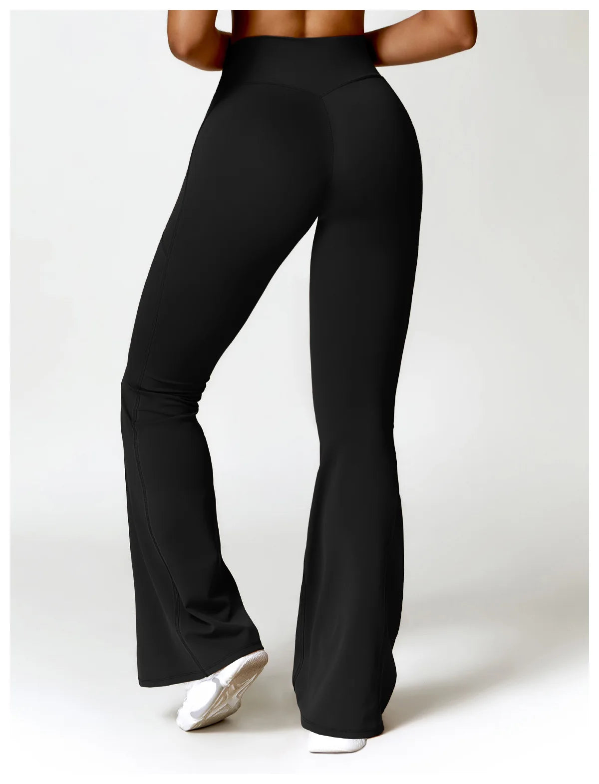 High Waist Wide Leg Workout Trousers Flare Leggings