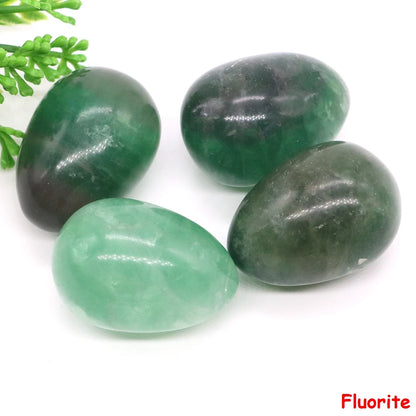 Egg Shape Natural Healing Stones 22x30 MM