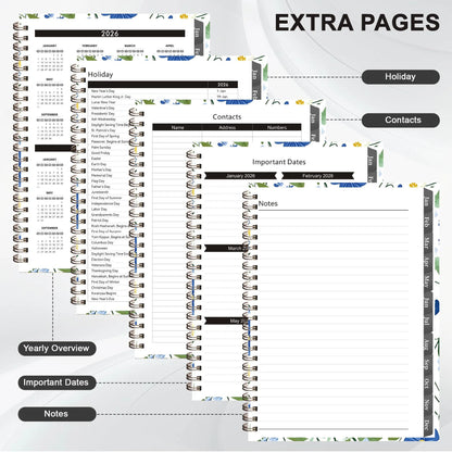 2026 Weekly & Monthly Planner - Multifunctional Business Planner