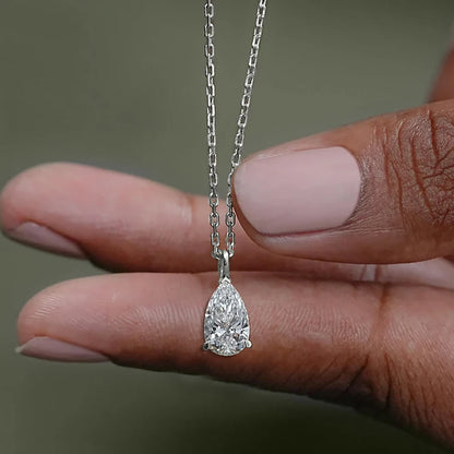 All Cuts Moissanite Solitaire Necklace