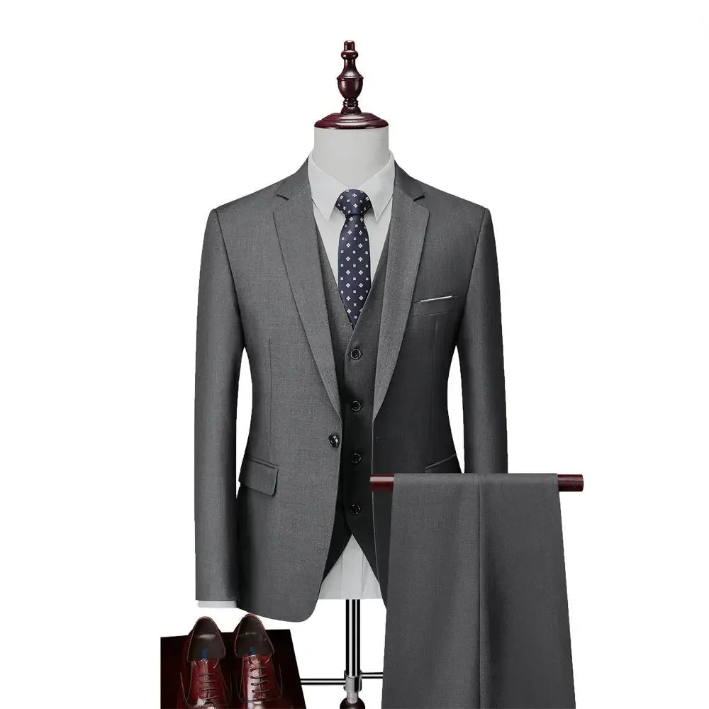 Men’s 3-Piece Formal Business Suit
