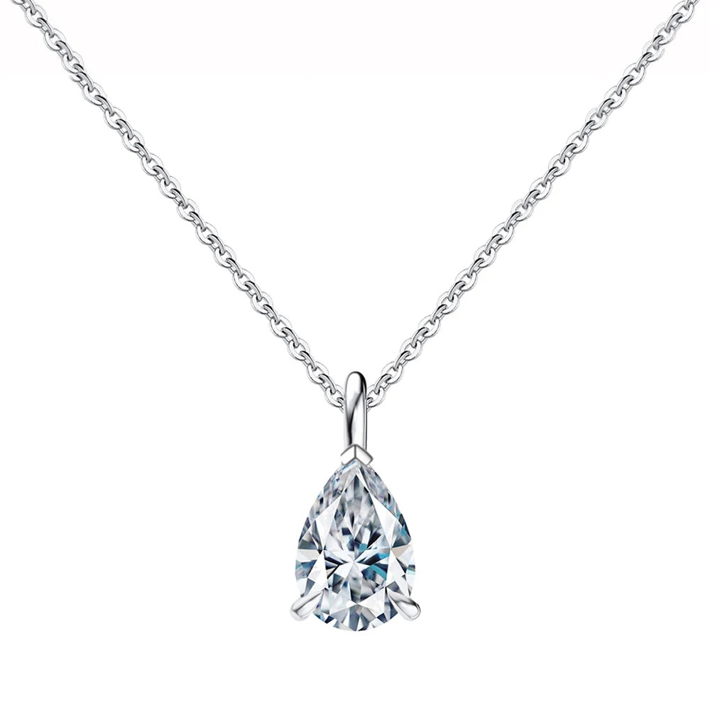 All Cuts Moissanite Solitaire Necklace