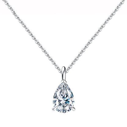 All Cuts Moissanite Solitaire Necklace