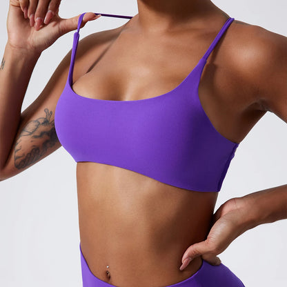 Square Neckline Workout Bra