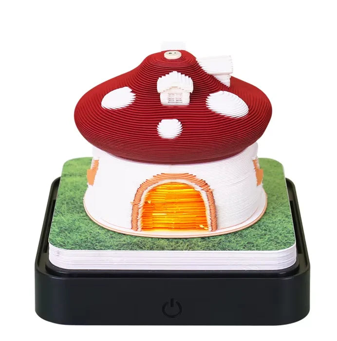 3D Time Piece 2026 Calendar With Light - Gift for Christmas