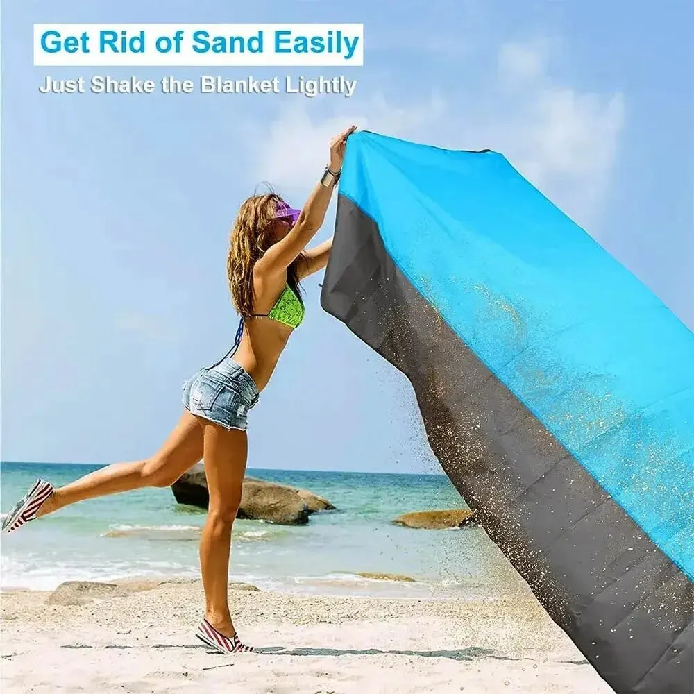 Sandproof and Waterproof 200 X 140 CM Lightweight Beach Blanket