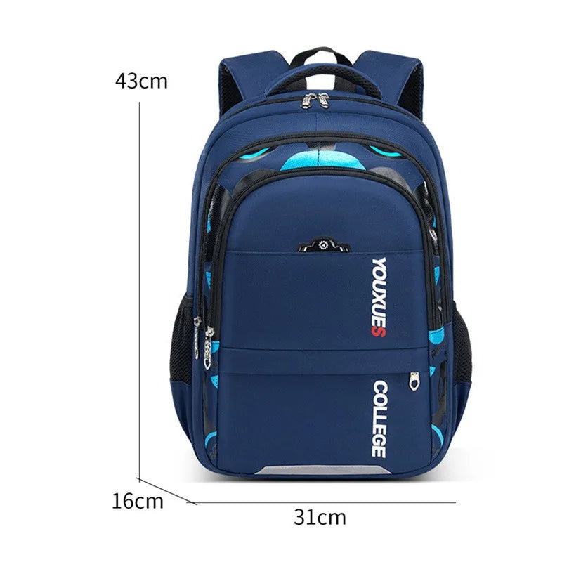 Large Capacity Teenagers School Waterproof Backpack