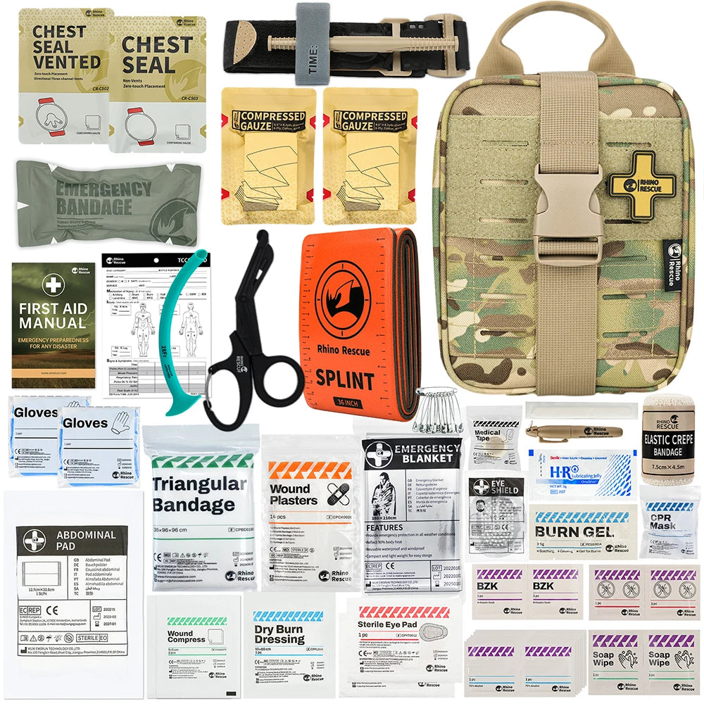 RHINO RESCUE-SE IFAK Trauma First Aid Kit | Tactical Emergency Gear