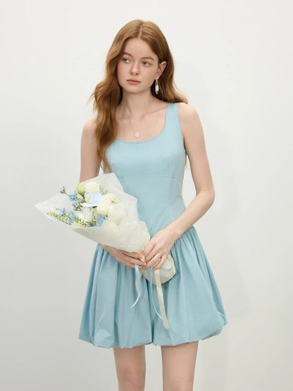 100% Cotton Sleeveless A-Line Mini Dress