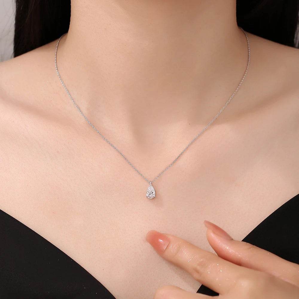 All Cuts Moissanite Solitaire Necklace