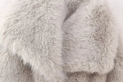 Women's Casual Oversized Fur Coat