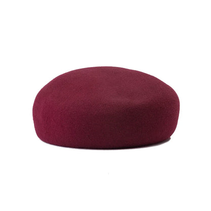 100% Wool Felt Beret Hat - Gift For Her