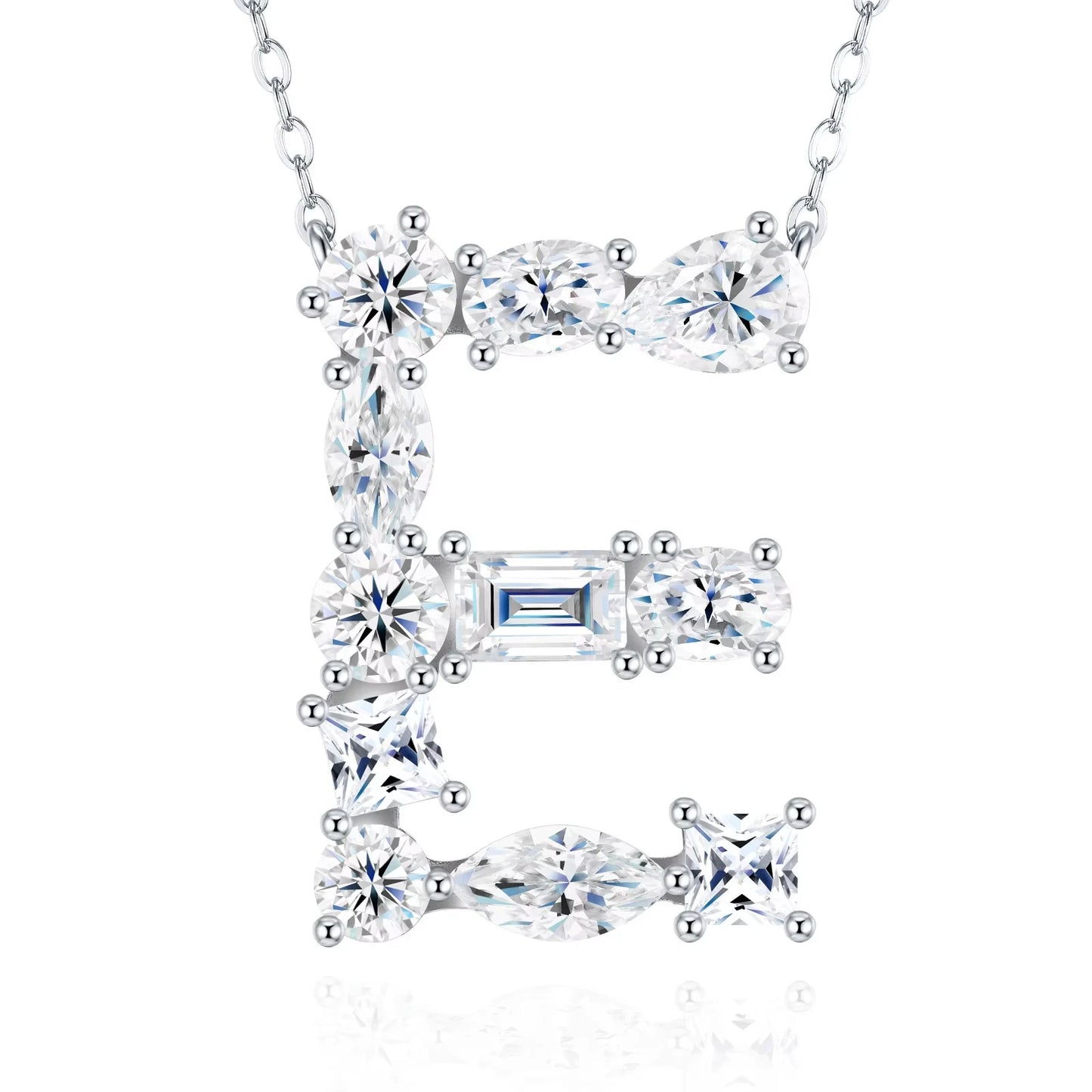 Moissanite Letters Necklace - Luxury Christmas Gift For Women & Men