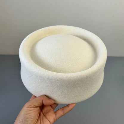 100% Wool Felt Beret Hat - Gift For Her