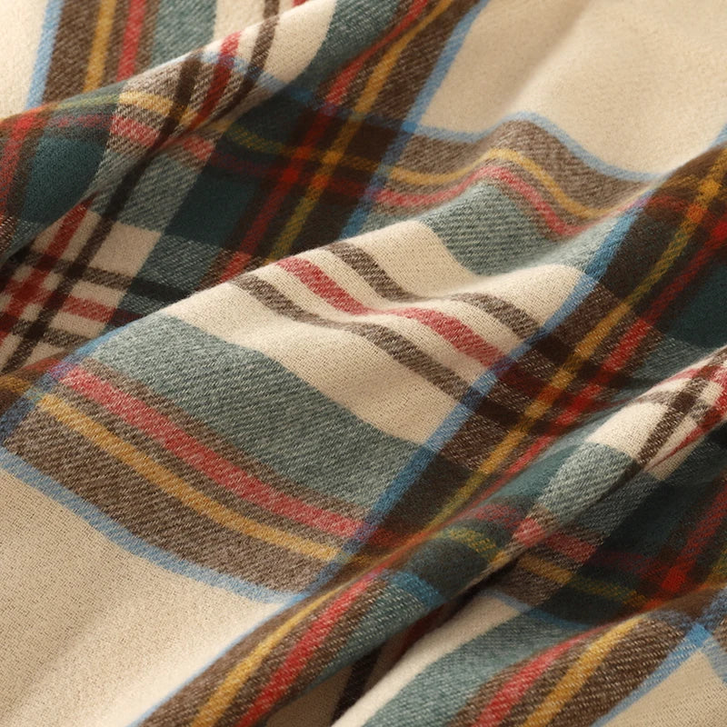 Plaid Cashmere-Like Long Scarf 200*70 CM