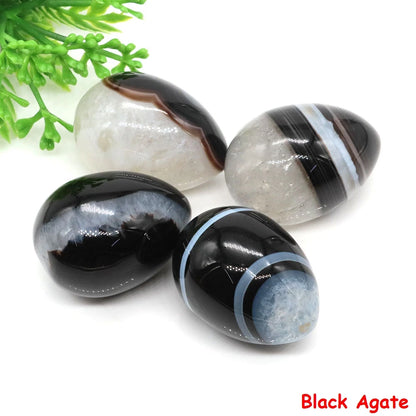 Egg Shape Natural Healing Stones 22x30 MM