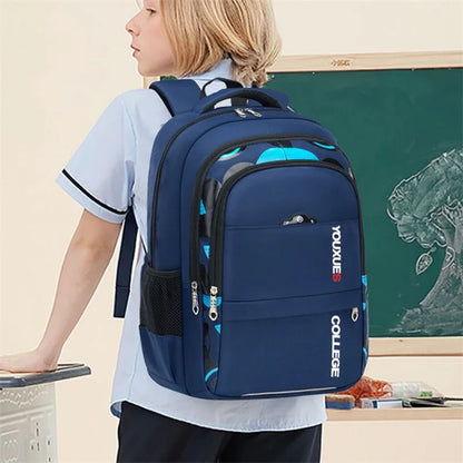 Large Capacity Teenagers School Waterproof Backpack