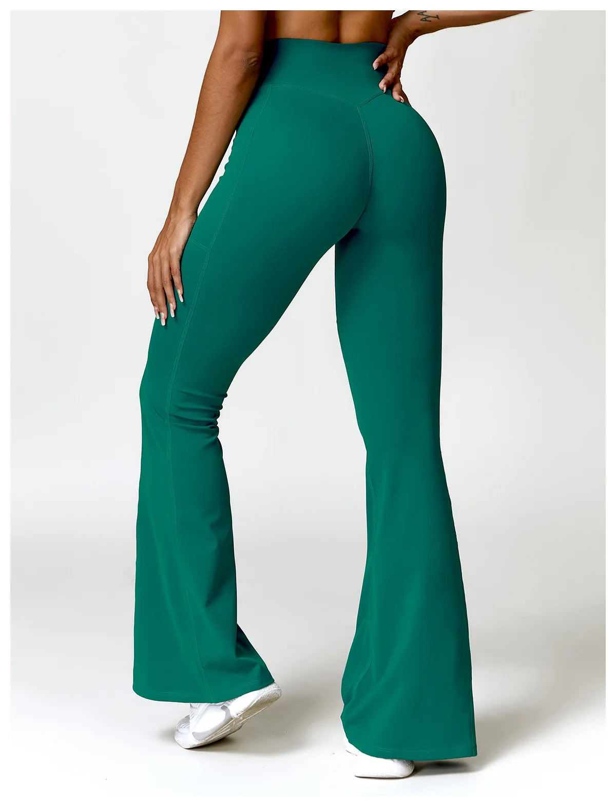 High Waist Wide Leg Workout Trousers Flare Leggings