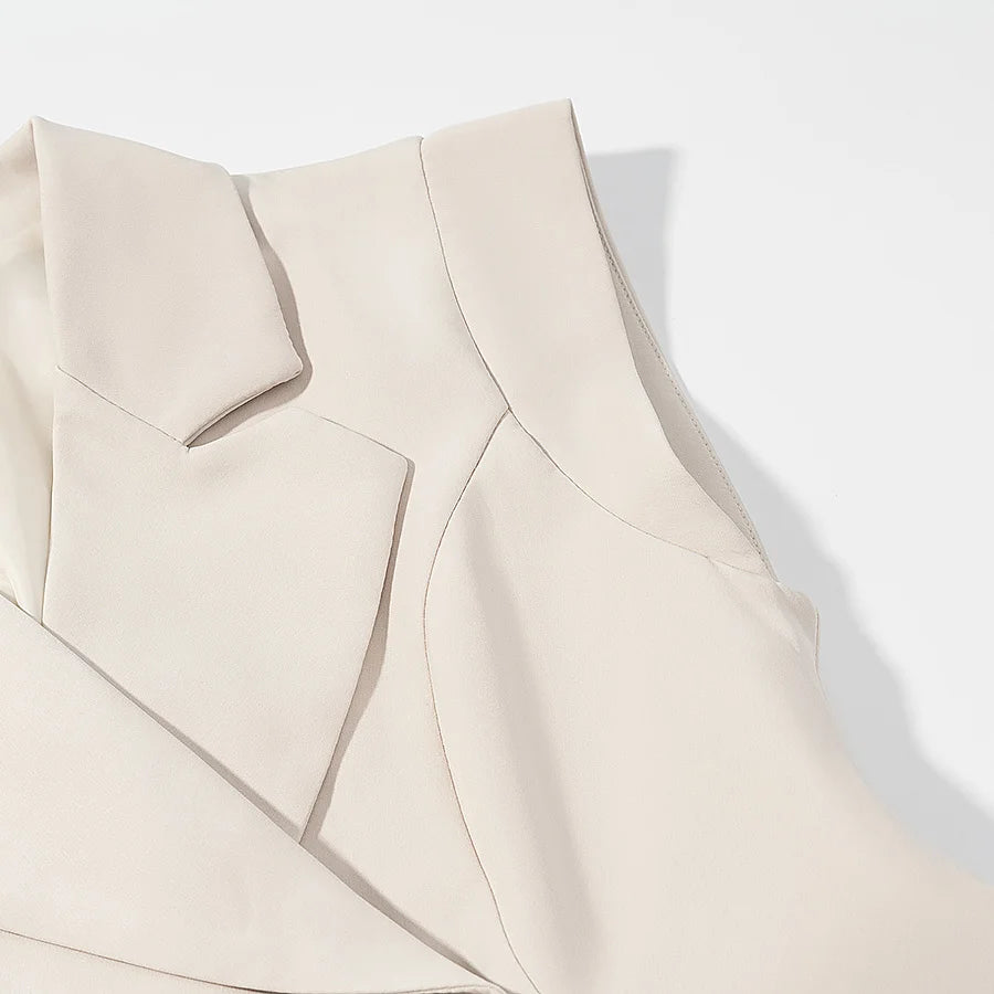 Tailored Vest & Wide-Leg Trouser Set