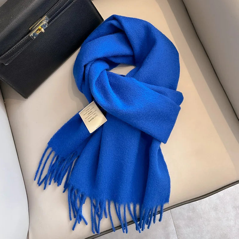 100% Wool Scarf - Christmas Gift for Him