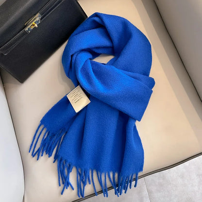 100% Wool Scarf - Christmas Gift for Him