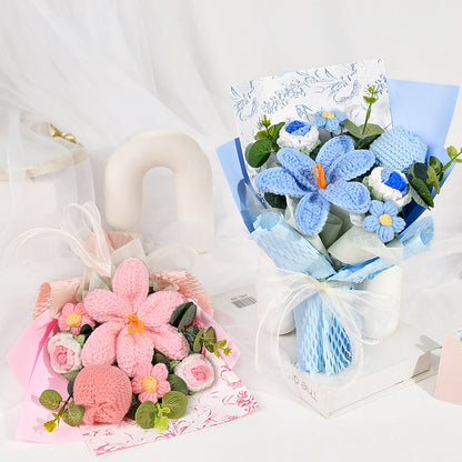 Handmade Crochet Tulip Bouquet – Valentine’s Day Gift for Her