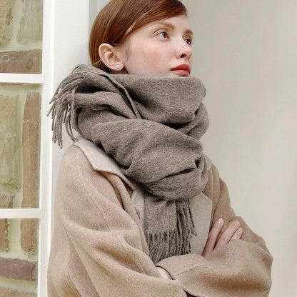 100% Wool Solid Colors Scarf