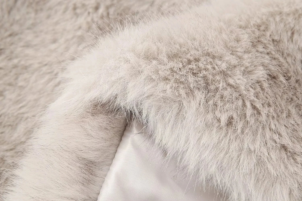 Women's Casual Oversized Fur Coat