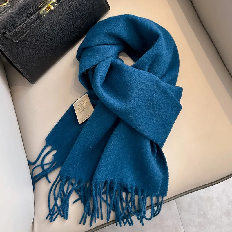 100% Wool Scarf - Christmas Gift for Him