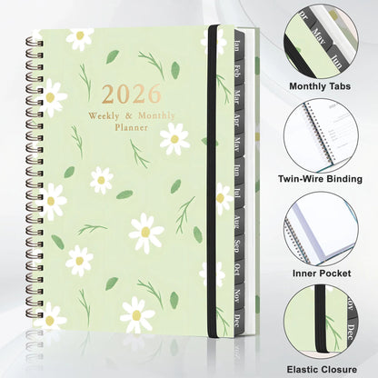 2026 Weekly & Monthly Planner - Multifunctional Business Planner