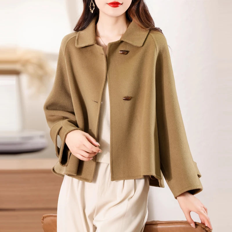 100% Pure Cashmere Thick Short Jacket