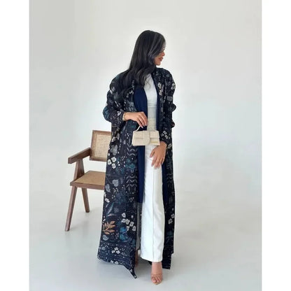 Open Printed Cardigan Abaya – Modest Cardigan