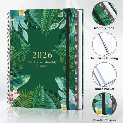 2026 Weekly & Monthly Planner - Multifunctional Business Planner