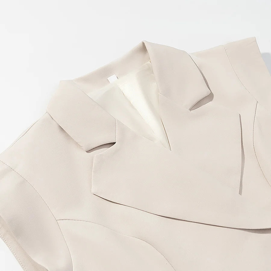 Tailored Vest & Wide-Leg Trouser Set