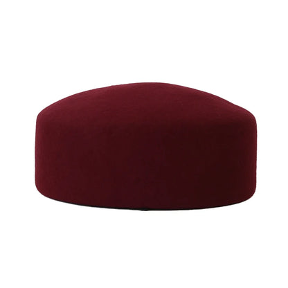 100% Wool Felt Blocked Beret Women's Hat - Christmas Gift