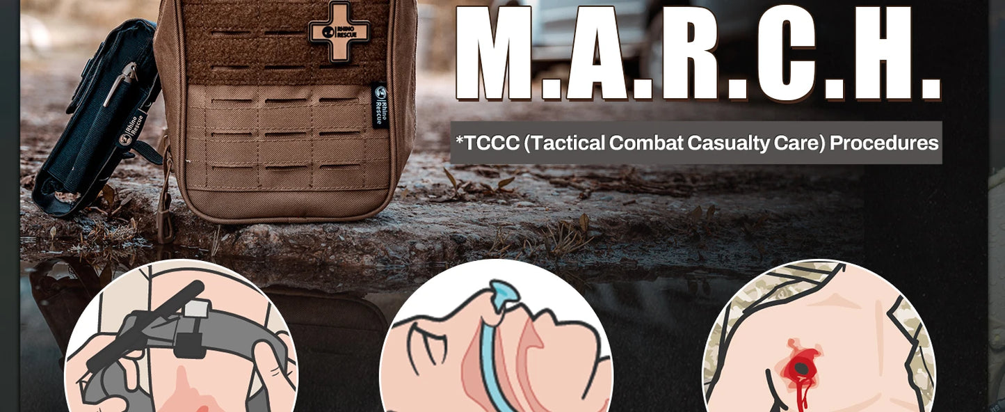 RHINO RESCUE-SE IFAK Trauma First Aid Kit | Tactical Emergency Gear
