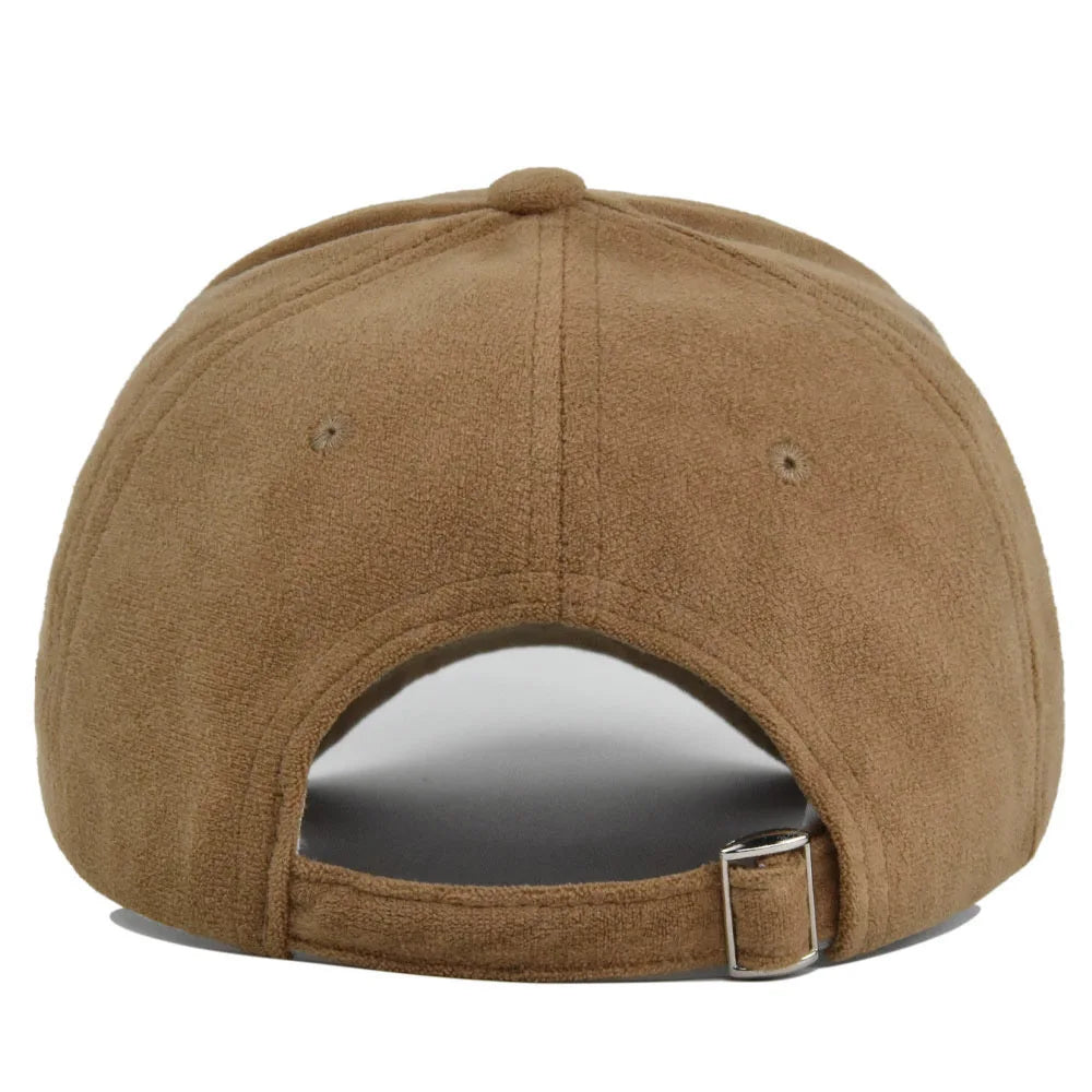 Faux Suede Baseball Cap For Men and Women