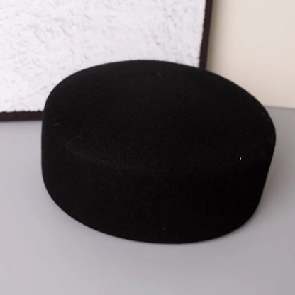100% Wool Felt Beret Hat - Gift For Her